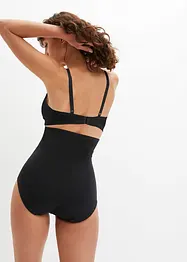 Highwaist shape-truse, middels figurformende, med økologisk bomull, bonprix