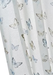 Gardin med resirkulert polyester og sommerfugl-print (1-pack), bpc living bonprix collection
