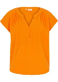 Blusetopp av musselin i 100% bomull, bonprix
