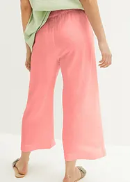 Culotte i lin, legglang, bonprix