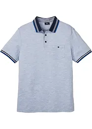 Poloshirt med brystlomme, kort arm, bonprix