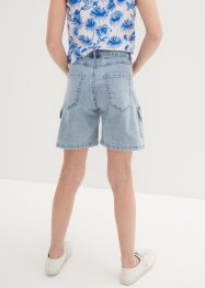Cargo-bermuda jeans til barn, John Baner JEANSWEAR