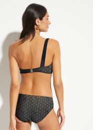 Eksklusiv One-shoulder bustier-bikini (2-delt sett) av resirkulert polyamid, bpc selection premium