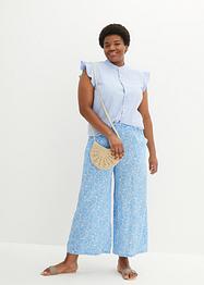 Bluse med vingeermer, av seersucker, bpc bonprix collection
