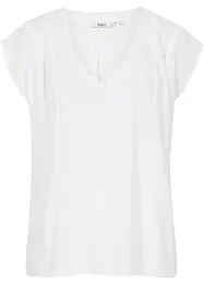 Kortermet bluse med V-hals, bonprix