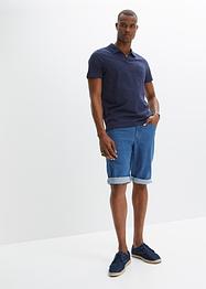 Lang jeans-bermuda med stretch, Regular Fit (2-pack), John Baner JEANSWEAR