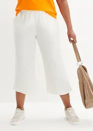 Culotte i lin, legglang, bonprix