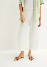Culotte i lin, legglang, bonprix