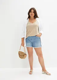 Denimshorts Mid Waist, bonprix