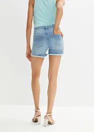 Jeans-shorts med broderi, bonprix