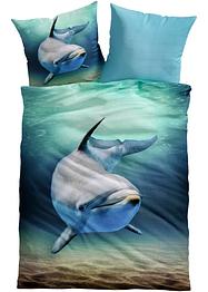 Vendbart sengesett med delfin, bpc living bonprix collection