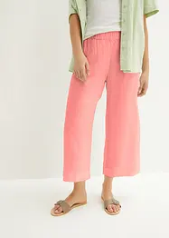 Culotte i lin, legglang, bonprix