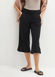 Vid jersey-culotte, 3/4-lengde med komfortlinning, bonprix