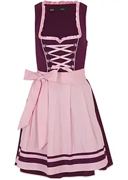 Dirndl og forkle, knelang (2-delt sett), bonprix