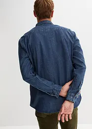 Denimskjorte i 100% bomull, bonprix