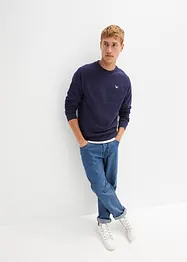 Sweatshirt med resirkulert polyester og raglanermer, bonprix