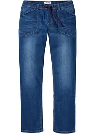 Loose Fit slip on-jeans med komfortsnitt, Straight, bonprix