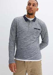 Poloshirt, lang arm, John Baner JEANSWEAR