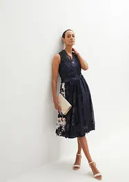 Dirndl med broderi og fløyelsskjørt (2-delt sett), bonprix
