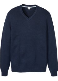 Premium genser med V-hals, bpc bonprix collection
