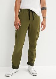 Loose Fit ttretchy cargobukse, Straight, RAINBOW