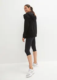 Ultrasoft sweatjakke med hette, med modal, bonprix