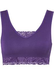 Feel Comfort Seamless bustier med blonde, bpc bonprix collection