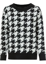 Strikket genser med rund hals, bpc bonprix collection