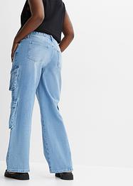 Cargo-jeans av ren bomull, RAINBOW