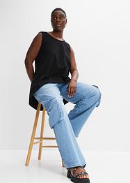 Cargo-jeans av ren bomull, RAINBOW