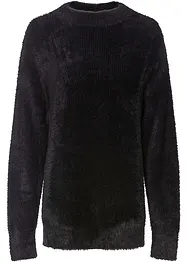 Genser med Hairy-knit, bonprix