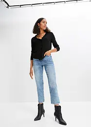 Finstrikket jakke, bonprix