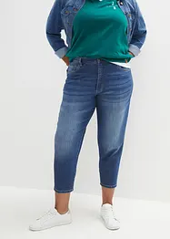 Stretch-jeans med økologisk bomull, ankellang, bonprix