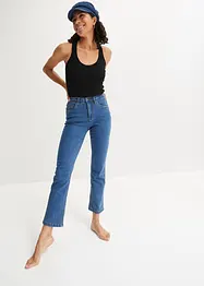 Wide Leg-jeans High Waist, stretch, bonprix