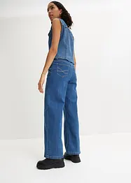 Wide Leg-jeans High Waist, Paperbag, bonprix