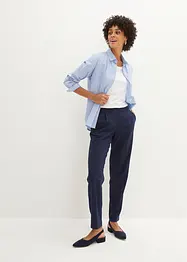 Pull on-bukse med press, bonprix