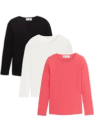 T-shirt til barn (3-pack) , bonprix