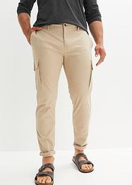 Slim Fit stretch-cargobukse med komfortsnitt, Straight, bpc bonprix collection