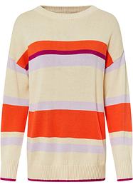 Strikkegenser med striper, RAINBOW