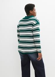 Rib-genser med krage, John Baner JEANSWEAR