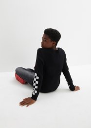 Stikket genser med jacquardmønster til barn, bpc bonprix collection