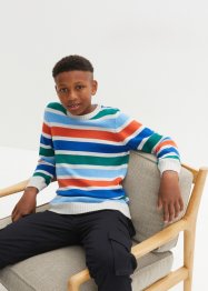 Stikket genser med striper til barn, bpc bonprix collection