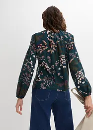 Bluse med print, av bærekraftig viskose, bonprix