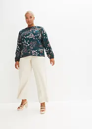 Bluse med print, av bærekraftig viskose, bonprix