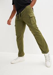 Loose Fit ttretchy cargobukse, Straight, RAINBOW