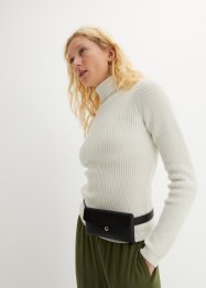 Figurnær genser med rullekrage, bpc bonprix collection