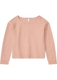 Oversized termo-shirt i strikket look, bpc bonprix collection