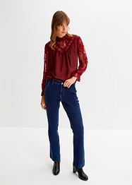 Bluse med blonde, BODYFLIRT