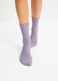 Kosesokker (3-pack) med struktur-mønster, bpc bonprix collection