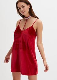 Fløyelskjole med avtagbart glitter-choker (2-delt sett), VENUS